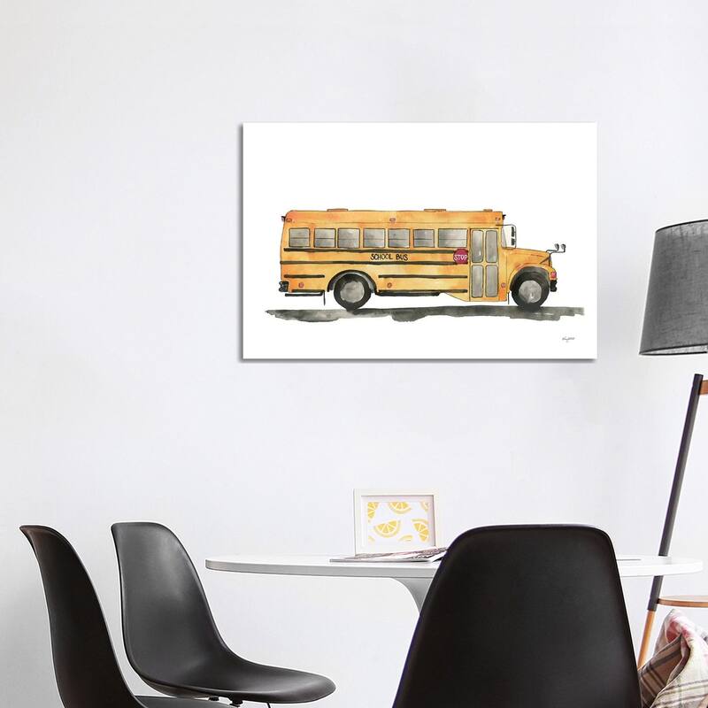 iCanvas "School Bus" by Kelsey McNatt Canvas Print - 26x40x1.5