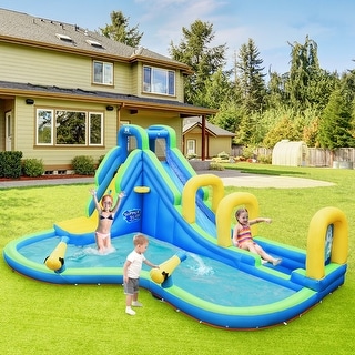 5 in 1 Inflatable Water Slide Bouncer Park with Blower