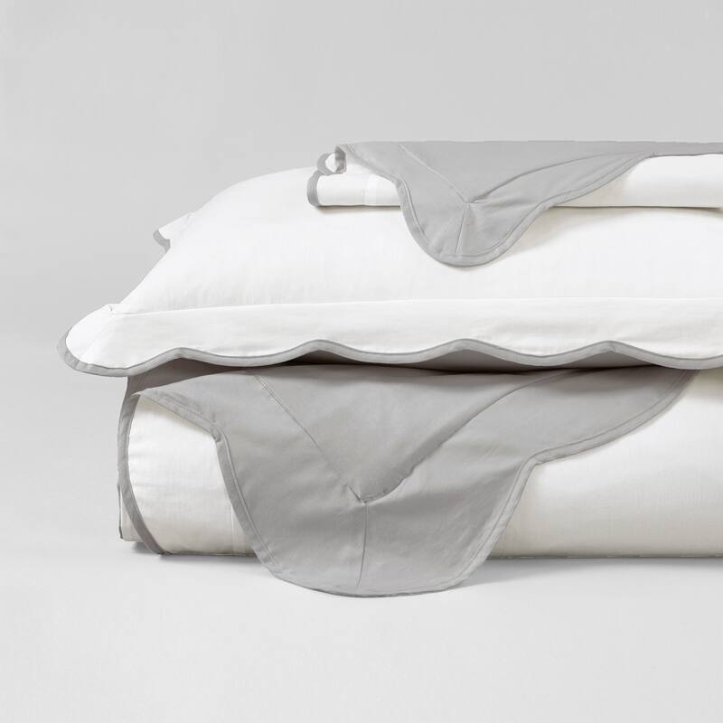 Lush Decor Coastal Chic Scallop Edge Duvet 3 Piece Set