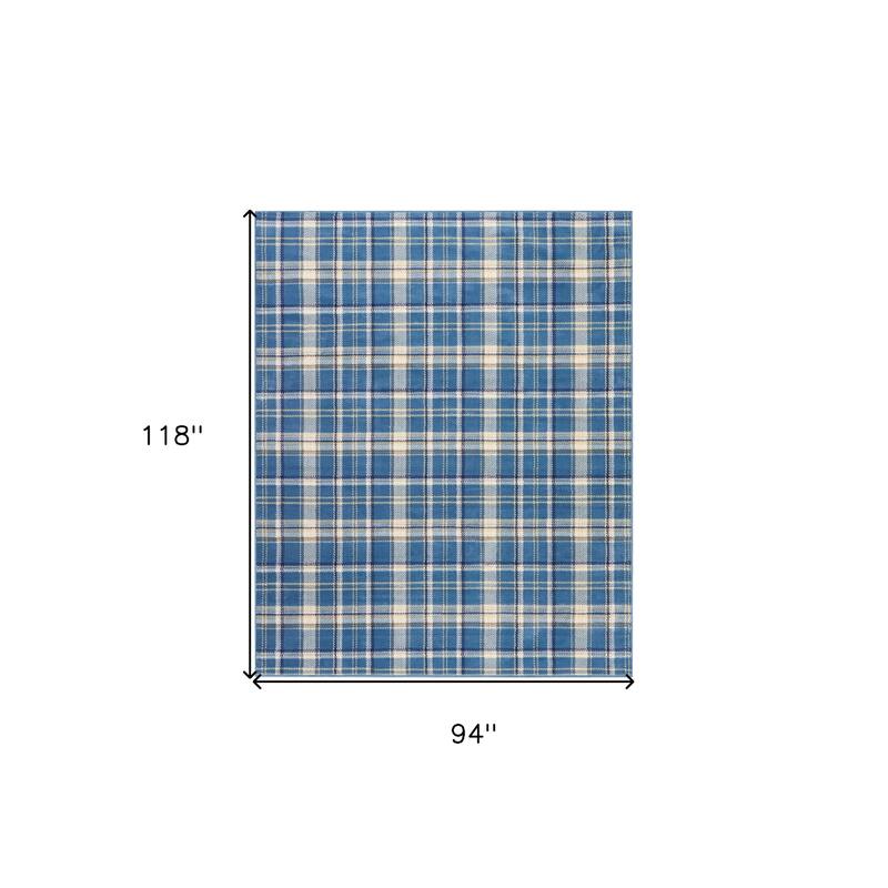 Power Loomed Traditional Durable Area Rug - 118' X '94' X '0.5