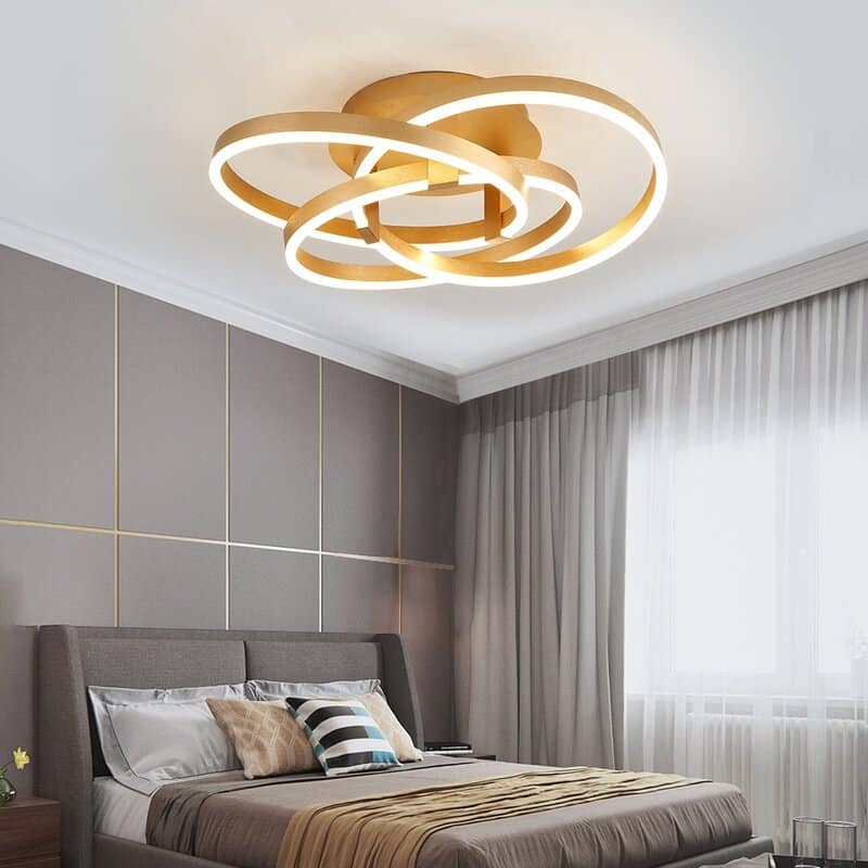 Maxax 3 - Light 11.6'' Simple Geometric LED Semi Flush Mount - MX19035