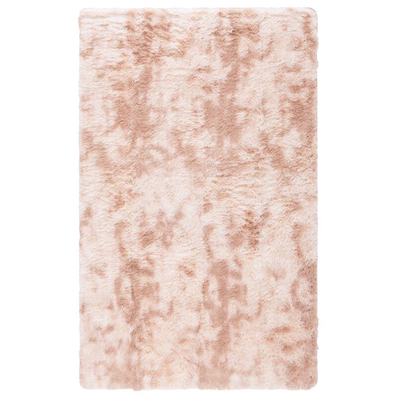 SAFAVIEH Rainbow Shag Didy Shag Rug - 5' x 7' - Beige