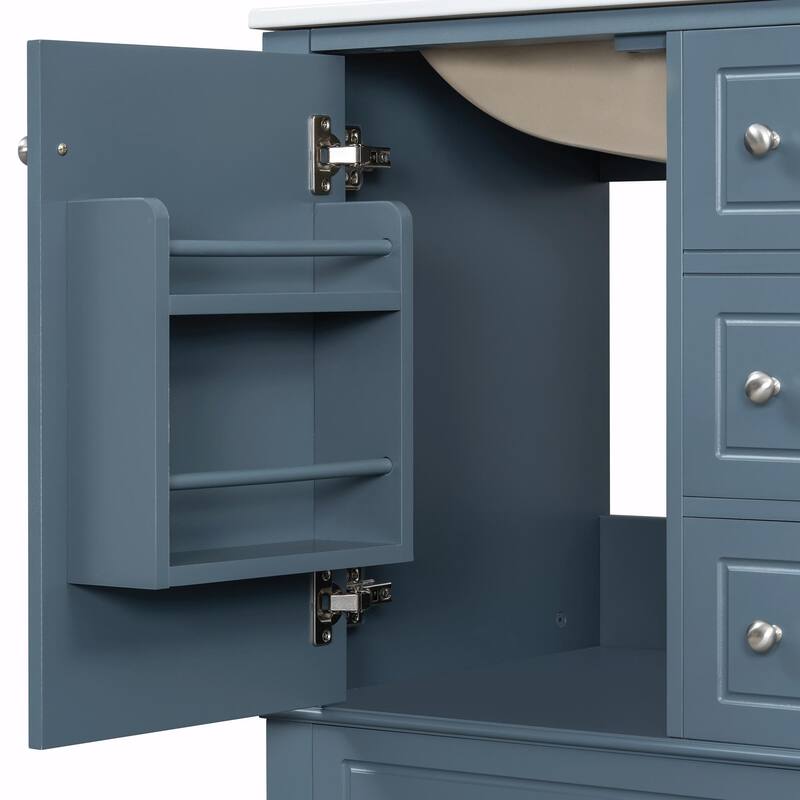 24" Bathroom Vanity with Sink and Drawers