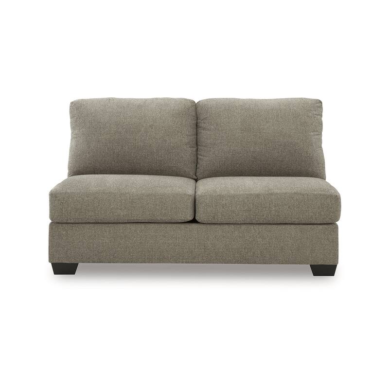 Signature Design by Ashley Newellen Light Brown 3-Piece Sleeper Sectional with Double Chaise - 142" W x 61" D x 39" H