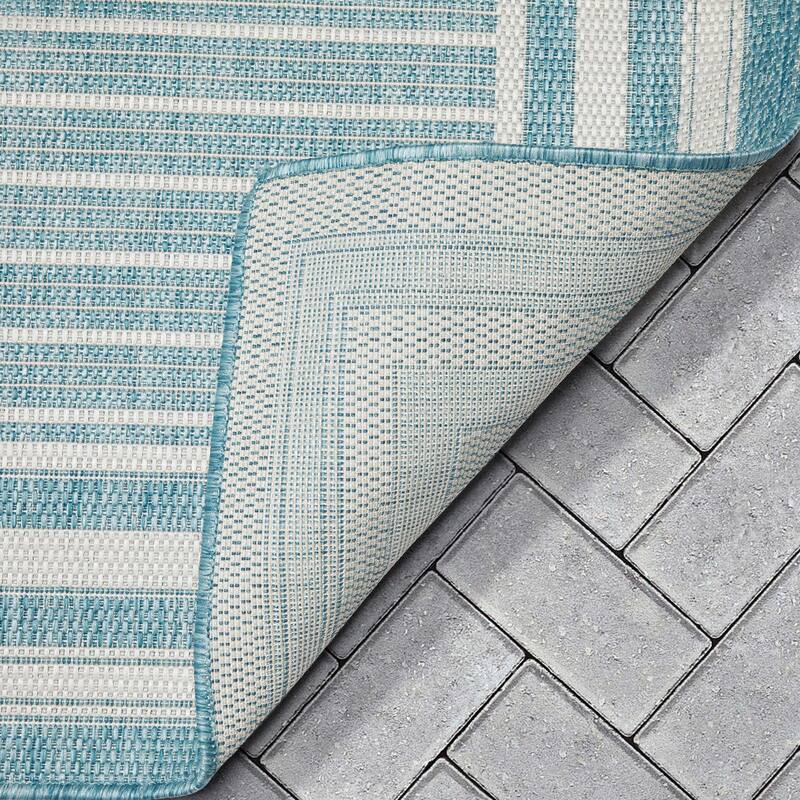 Well Woven Fallon Frankie Stripes Indoor Outdoor Area Rug
