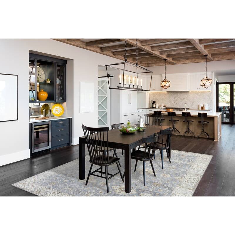 Creative Home Ideas Washable Skid-Resistant Chenille Rug