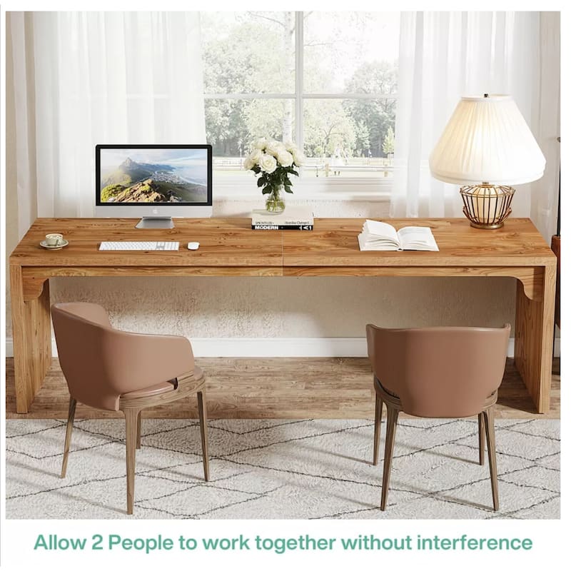 78.7" Extra Long 2-Person Computer Desk