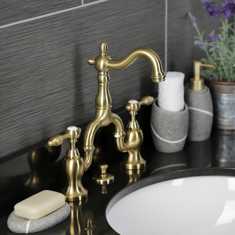 Kingston Brass Tudor Bridge Bathroom Faucet