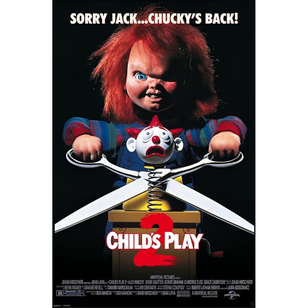 Chucky - Childs Play 2 Art Poster - 24 x 36 Inch