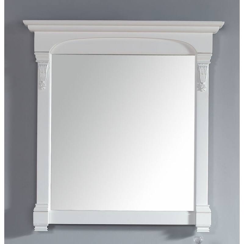 James Martin Vanities Brookfield Mirror, Bright White