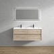 preview thumbnail 5 of 21, Kingdee 60D" Wall Mounted Vanity with Reinforced Acrylic Sink