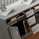 preview thumbnail 8 of 33, Vanity Art 60" Double Sink Bathroom Vanity Set with Engineered Marble Top and Free Mirror
