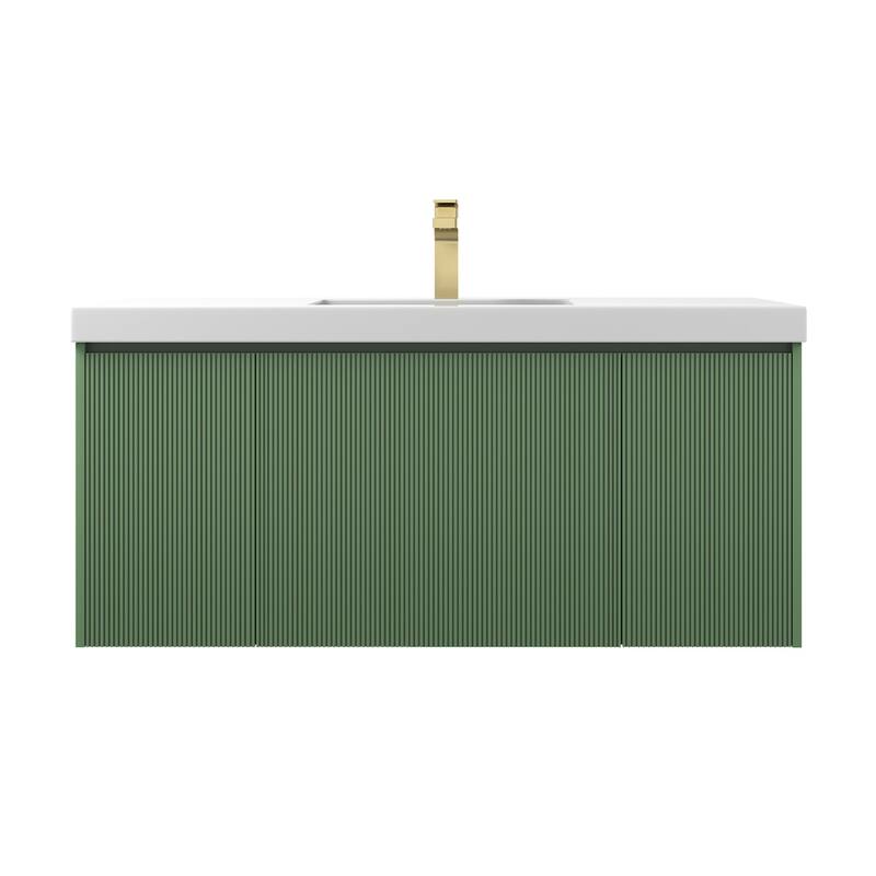 Floating Bathroom Vanity with Sink, Wall Mounted Vanity