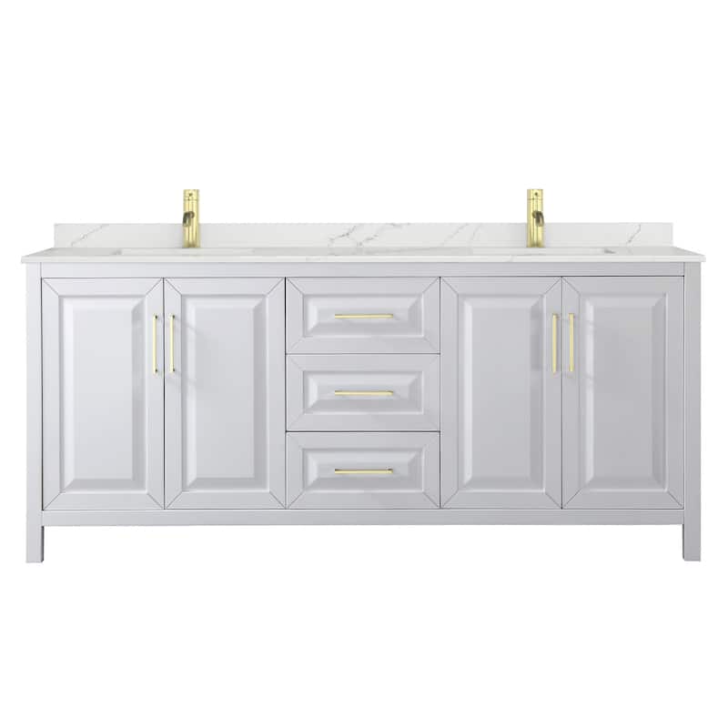 Wyndham Collection WCV252580D-QTZ-UNSMXX Daria 80" Free Standing