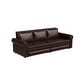 preview thumbnail 33 of 36, 93.7" Chesterfield Faux Leather Multi-Functional Sofa Bed, 3-in-1 Convertible King Pull Out Sleeper Sofa with Nailhead Trim