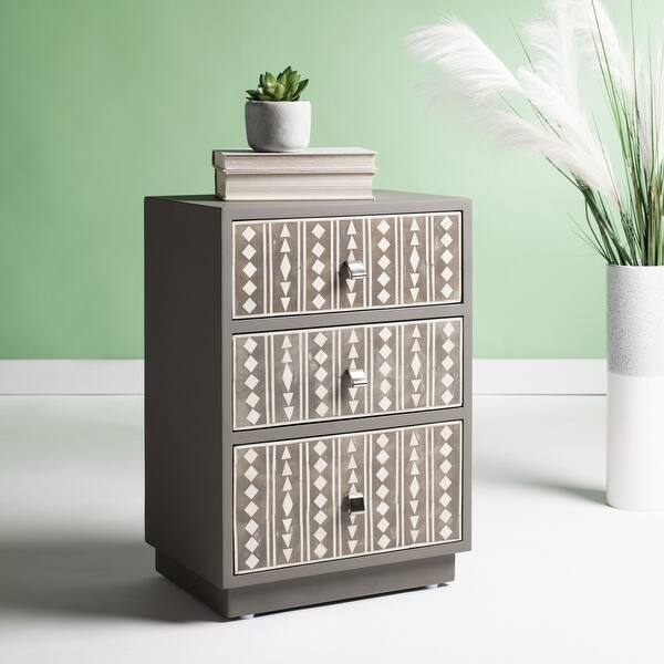 Shop Safavieh Couture Rhi Bone Inlay Nightstand Overstock 28896066