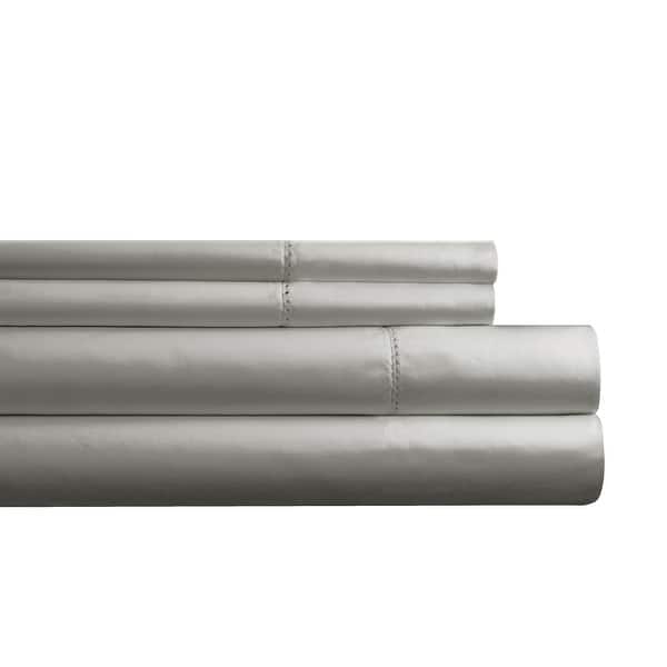 slide 2 of 12, Pointehaven 525 Thread Count Long Staple Soft Cotton Oversized Sheet Sets California King - Steel Grey
