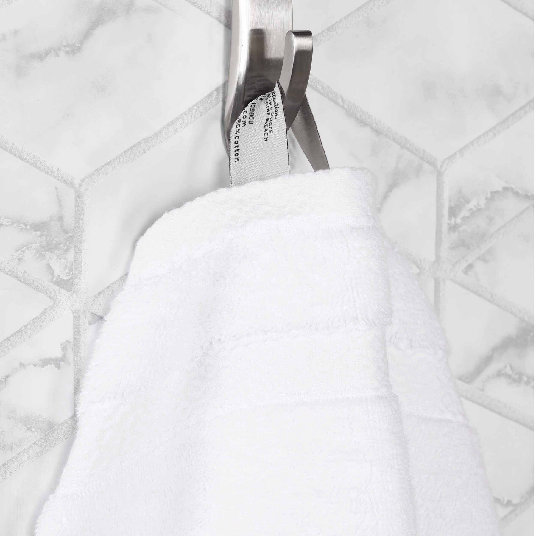 Superior Niles Egyptian Giza Cotton Dobby Plush Hand Towel Set of 6
