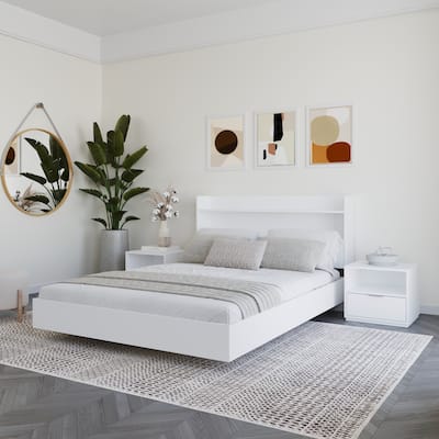 Harper 4-Piece Floating Platform Bedroom Set