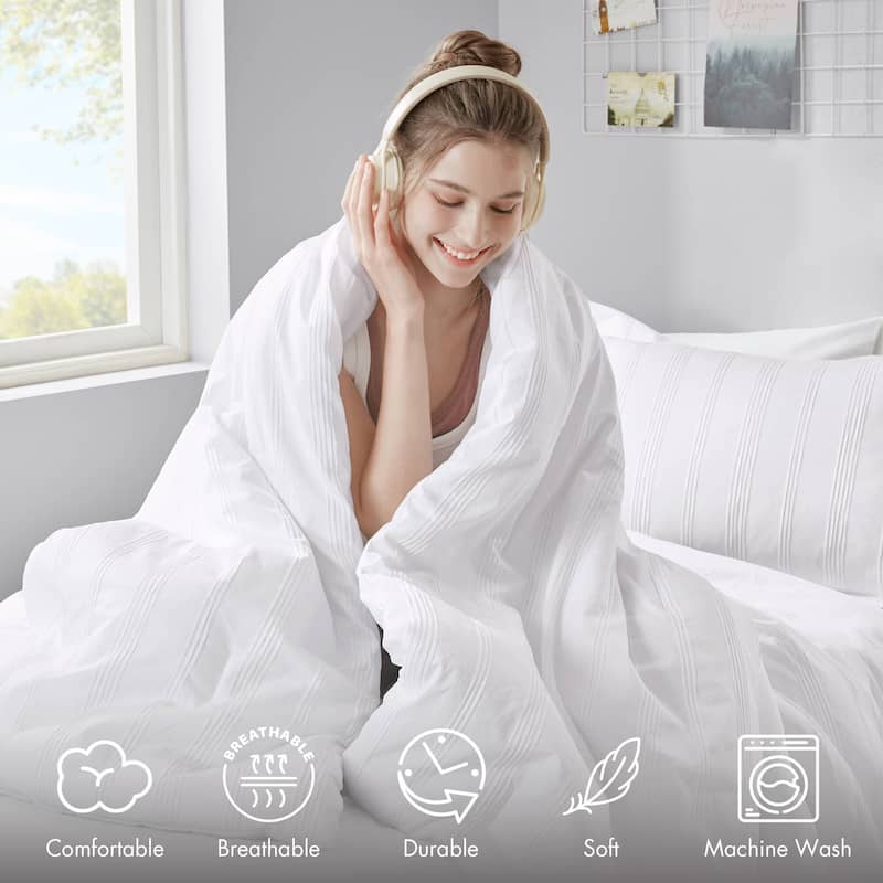 Chelsea Square Logan Woven Striped Comforter Set