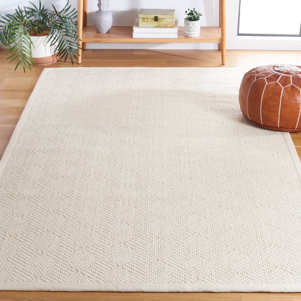 SAFAVIEH Handmade Flatweave Natural Fiber Charlee Wool/ Jute Rug