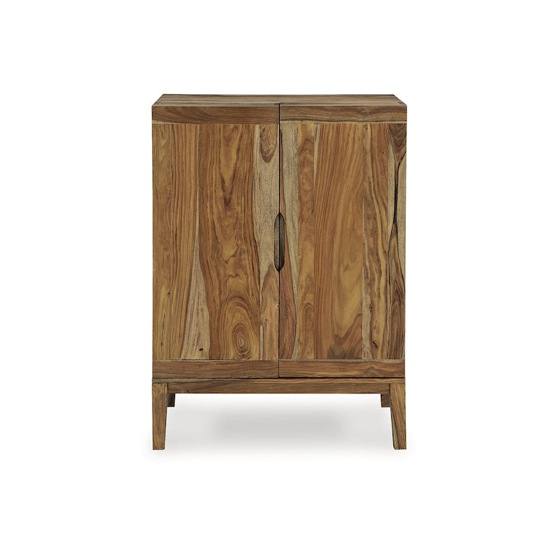 Signature Design by Ashley Dressonni Brown Bar Cabinet - 32" W x 20" D x 45" H