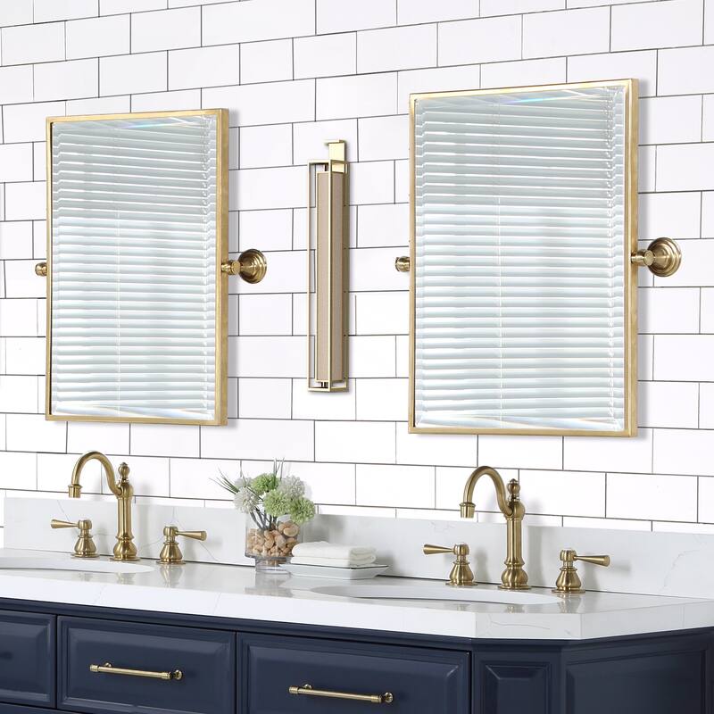 Metal Retangular Mirror 18" X 24"