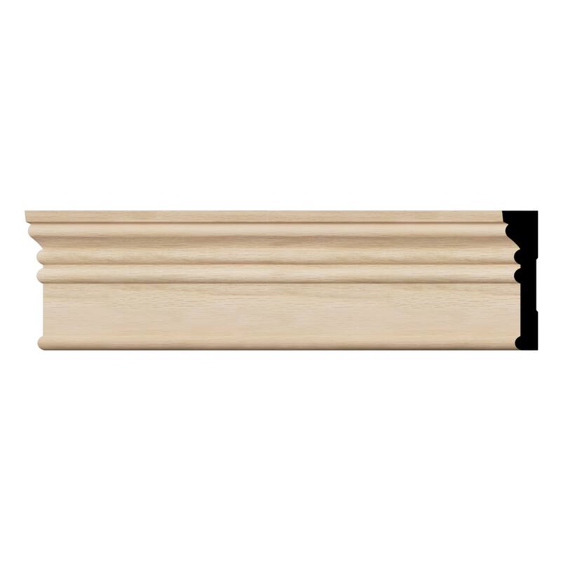 MRB3:11/16-in D x 3-1/4-in W x 96-in L Americraft Solid Hardwood Stain Grade Howe Casing Moulding - White Oak
