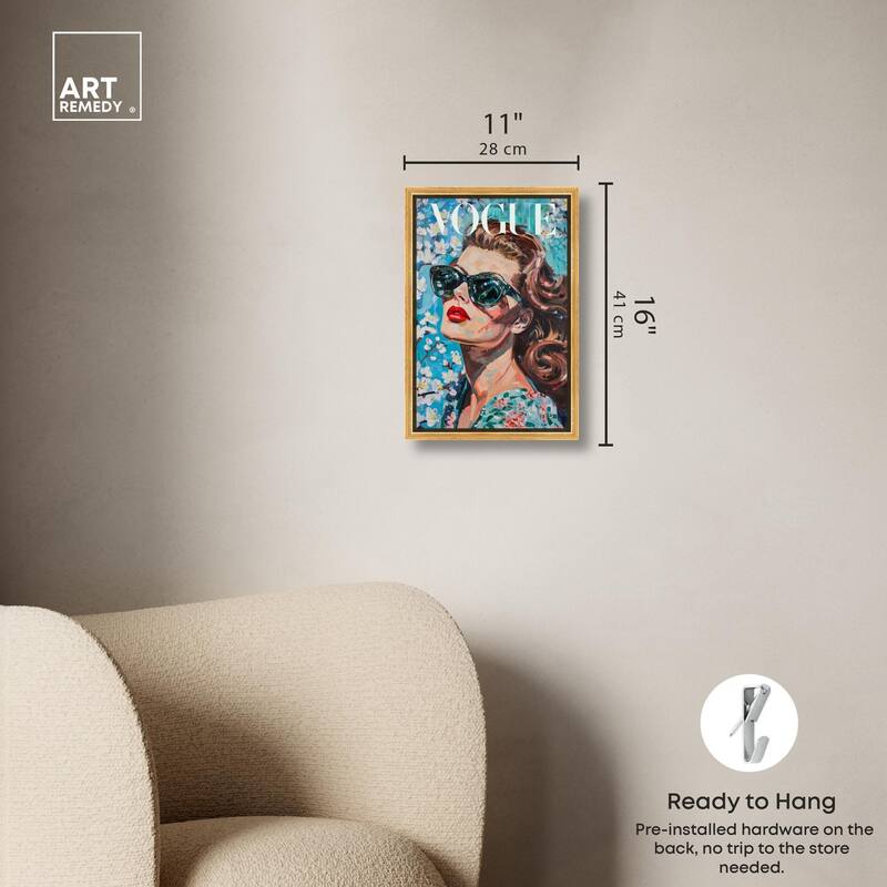 Autumn Blossom Icon Canvas by Art Remedy