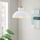 preview thumbnail 53 of 66, 1 - Light Modern Metal 11.02" Bowl Dome Island Pendant Light