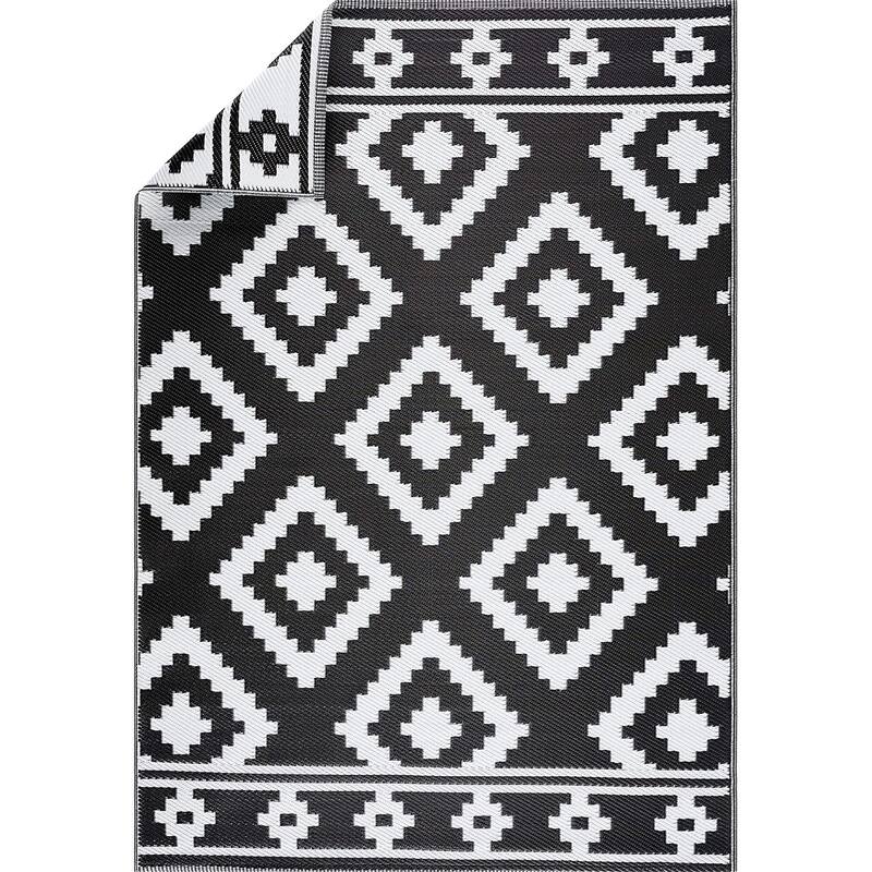Milan Lightweight Reversible Recycled Plastic Outdoor Floor Mat/Rug