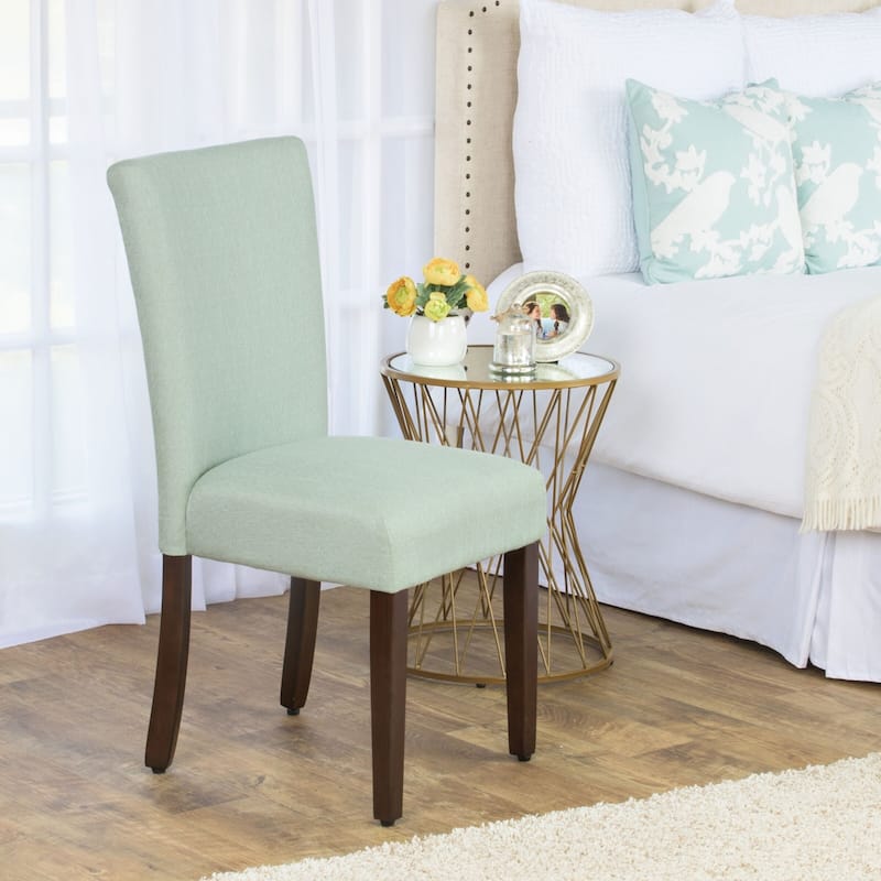 HomePop Seafoam Green Linen-look Parson Dining Chair - Single