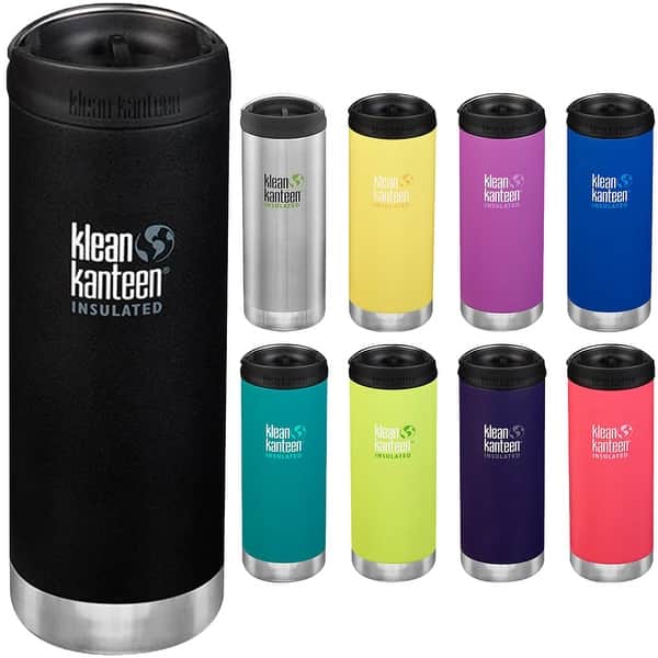 Shop Klean Kanteen 16 Oz Tkwide Insulated Stainless Steel Bottle With Cafe Cap 16 Oz Overstock 29012689