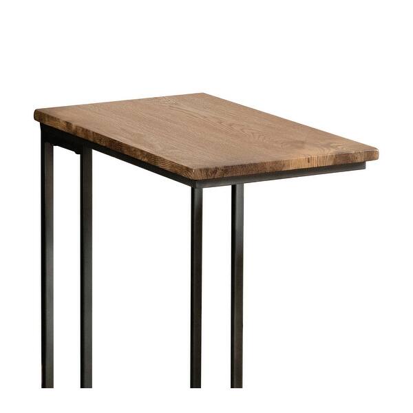 Shop Francis C Shape Snack Table With Power Outlet Overstock 32117171