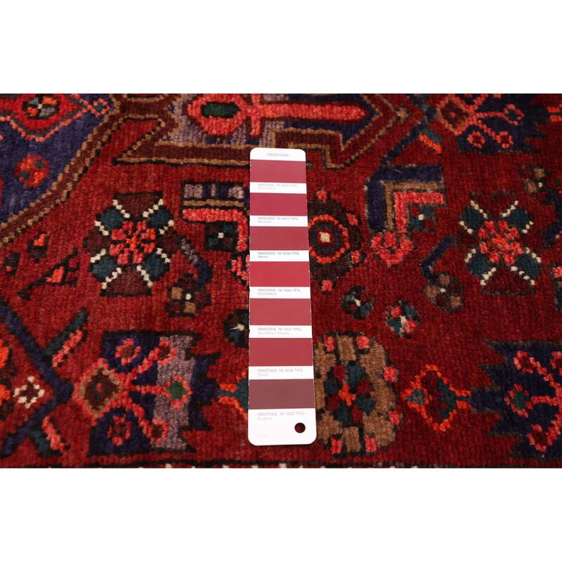 ECARPETGALLERY Hand-knotted Andelz Dark Red Wool Rug - 3'3 x 6'8