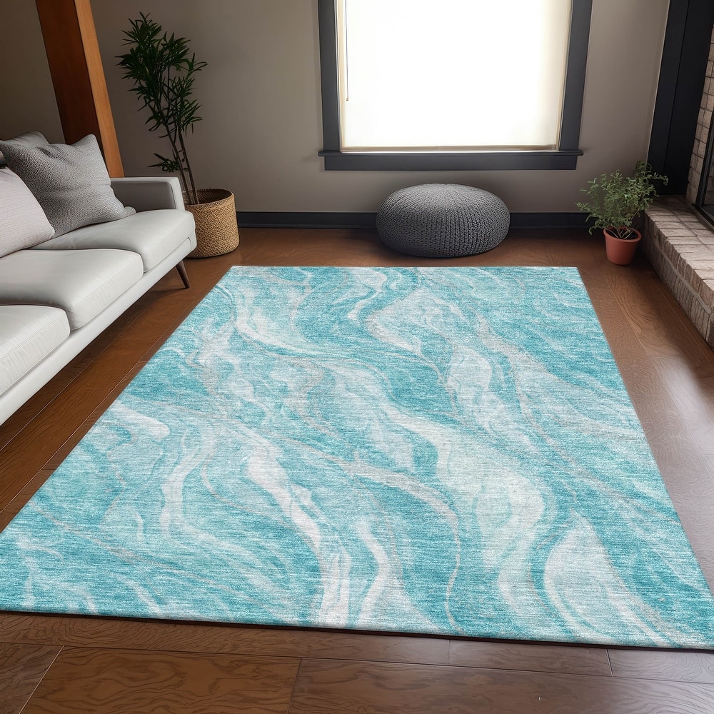 Premium Washable Super Soft Abstract Contemporary Mayfield Rug
