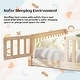 preview thumbnail 44 of 78, Twin/Full/Queen Size Floor Bed with Safety Guardrails, Toddler Floor Bed for Girls and Boys