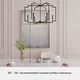 preview thumbnail 6 of 11, Hunter Zoanne 6-Light Modern Geometric Chandelier - Entry, Dining Room - Contemporary, Transitional