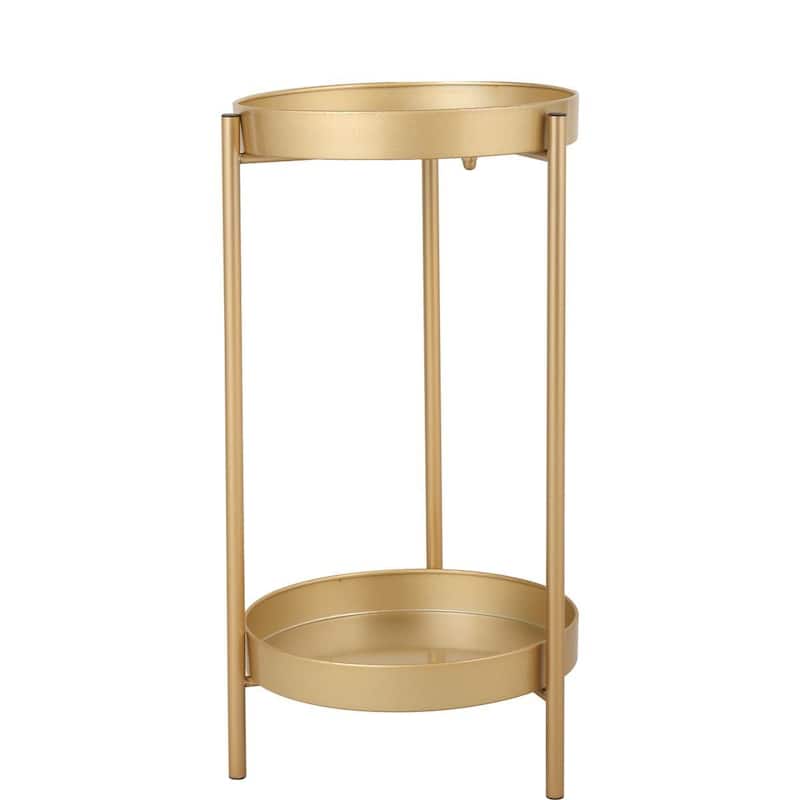 Indoor&Outdoor Modern Plant Stand, Foldable Potted Plant Holder
