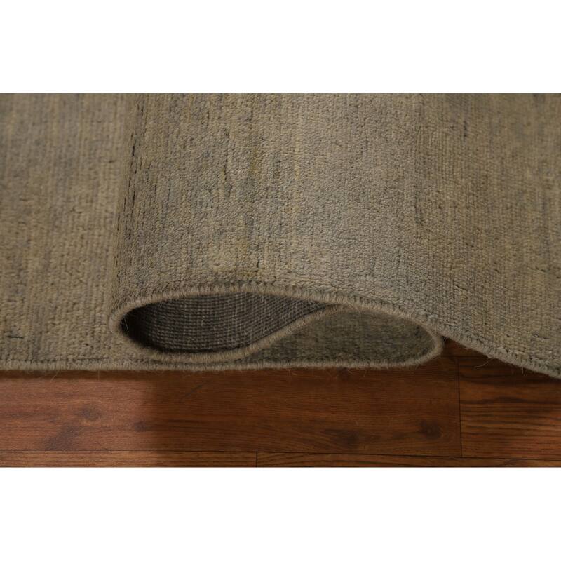 Modern Gabbeh Oriental Rug Hand-Knotted Nursery Wool Carpet - 2'10"x 3'10"