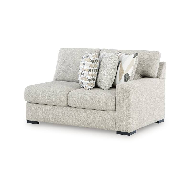 Signature Design by Ashley Laurelgrove White 4-Piece Sectional with Chaise