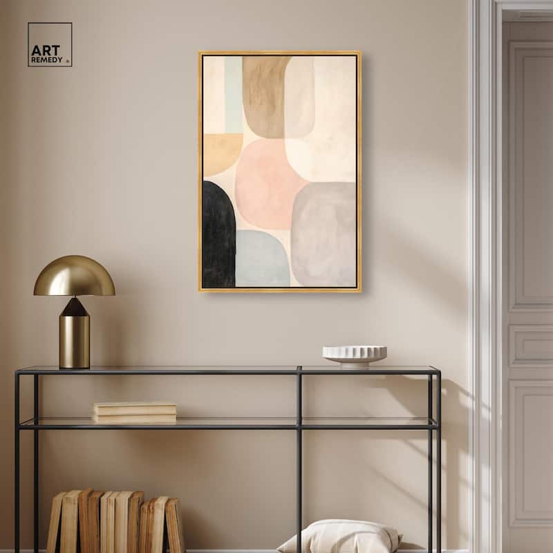 Soft Cubism II Canvas by Art Remedy
