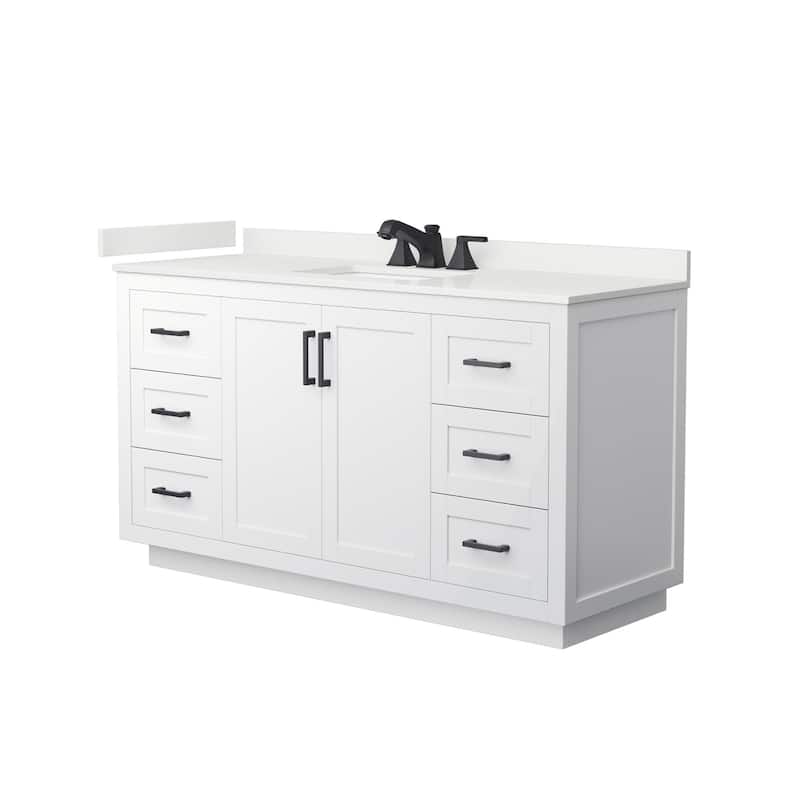 Wyndham Collection WCF292960S-QTZ-US3MXX Miranda 60" Free Standing