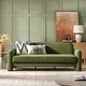 preview thumbnail 18 of 39, HULALA HOME Isai Modern Curved Velvet Sofa Olive