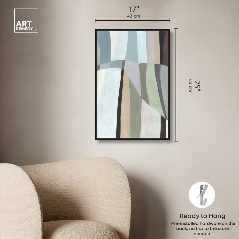 Abstract Fragments I Canvas by Art Remedy