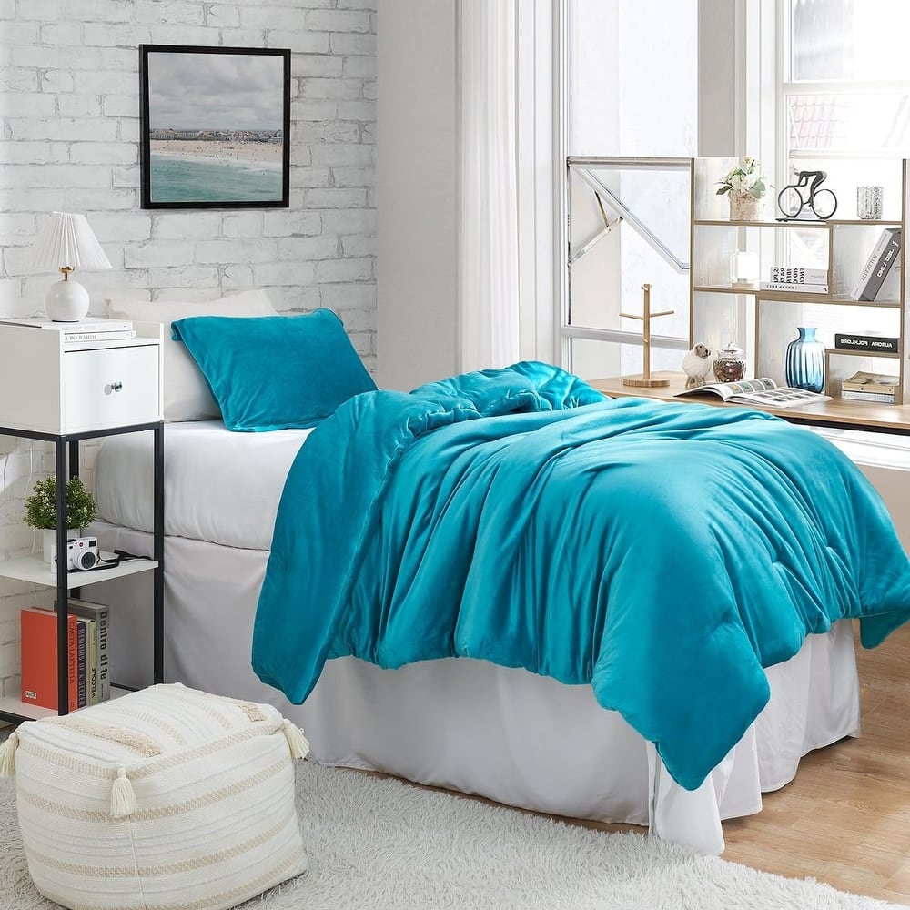 Love Thick® - Lush Coma Inducer Oversized Comforter Set - Tahitian Teal