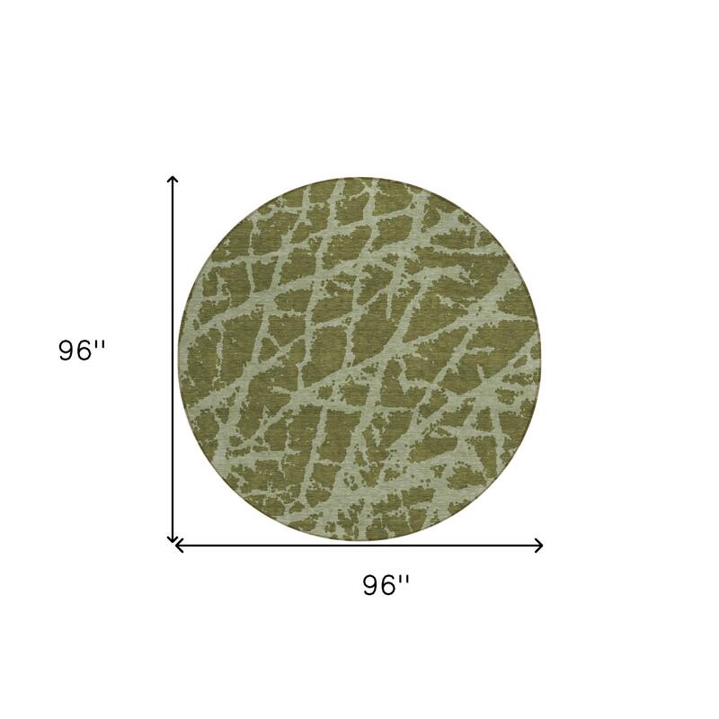 Allus Contemporary Abstract Weather Resistant Blended Style Outdoor Rug