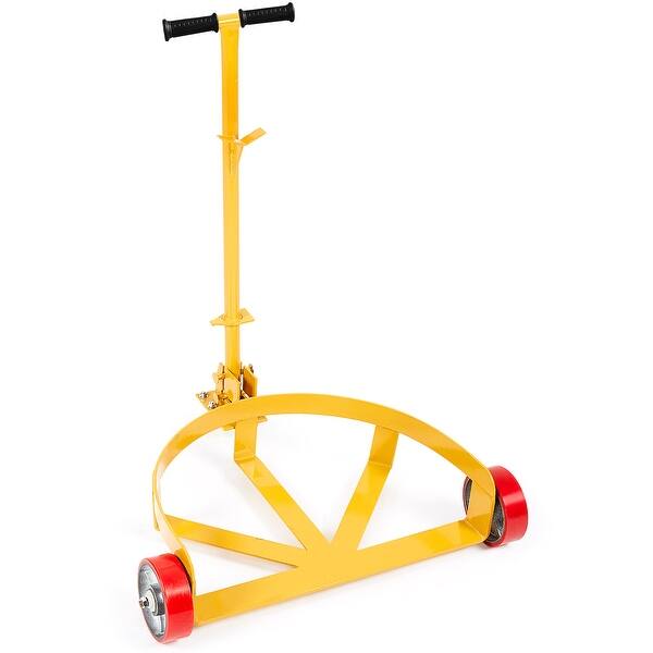 VEVOR 55Gallon 1200lbs Load Barrel Dolly Cart Drum Heavy Duty Steel ...