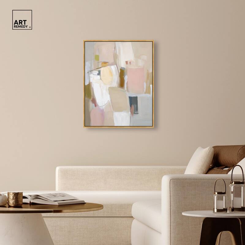 Apricot Cream II Canvas by Art Remedy