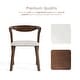 preview thumbnail 4 of 6, Furniture of America Abigail II Mid-century Modern Handcrafted Solid Wood Dining Chairs (Set of 2)